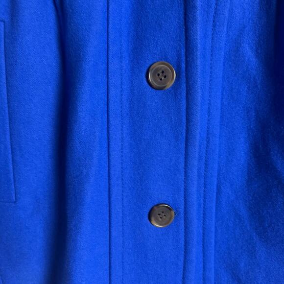 J.Crew Cobalt Blue Wool Blend Peacoat Size 8 - Picture 12 of 12